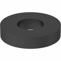 Bsc Preferred Chemical-Resistant Santoprene Sealing Washer No 12.195 ID.437 OD.068-.088 Thick Black, 50PK 94733A749